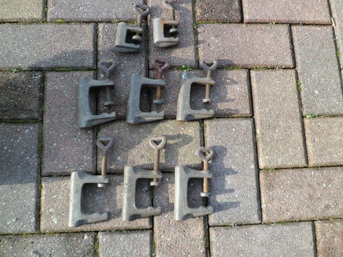 Alte kleine schraubzwingen - 8,
